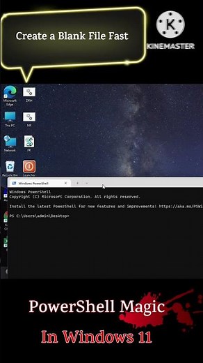 PowerShell Trick: Create a Blank File in Windows 11!