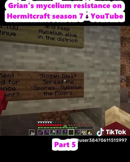 Grian's Mycelium Resistance Strategy in Hermitcraft Season 7