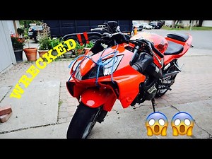 CBR600f4i WRECKED Bike Rebuild (From start to finish!!!!) Must Watch!