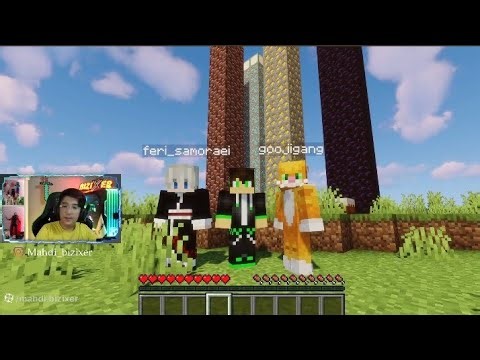 ماینکرفت اما ۱۰۰ دقیقه بقا( روز اول ) | با گوجی و فریبرز/ چالشی