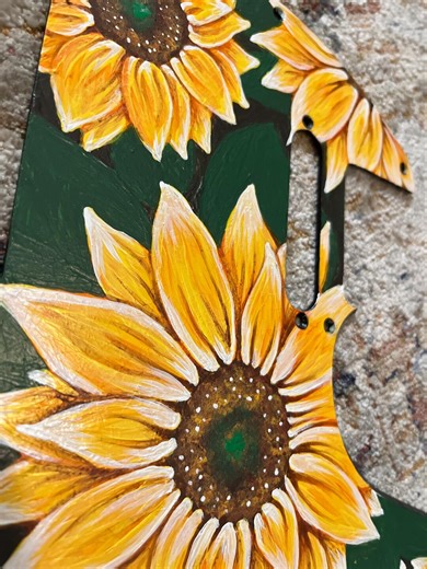 Custom Painted Guitar Pickguard - Etsy