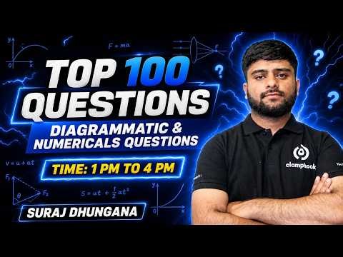 Last Minute Physics Revision | 100+ VVIP Numericals| Grade 12 |Suraj Sir