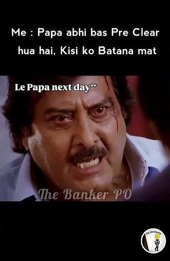 This is what happens, isn't it 😂 #papa #funny #bankexam #memes #viral #shorts