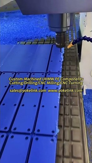 Custom Machined UHMWPE Components Polypropylene PP Sheet Cutting CNC Milling Turning #uhmwpe