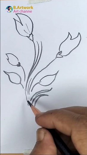 Simple Tree Drawing 🌳 | Easy Tree Drawing Step by Step | Nature Drawing for Beginners