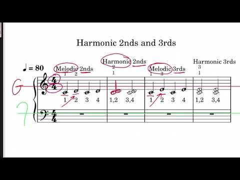 Beginner Piano Lesson 22: Harmonic 2nds & 3rds Explained: Quick Music Theory Tips!