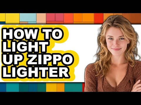 How to Light Up Zippo Lighter (only Way)
