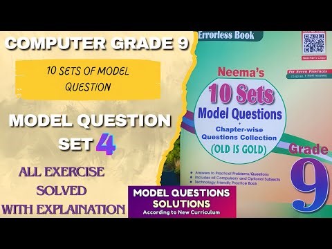 Class 9 Computer | Neema Model Question Set 4 (2081) All Ex Solved | 10 Sets of Model Questions
