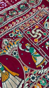 8.4K views · 659 reactions | “Gharchola – the weave that completes...