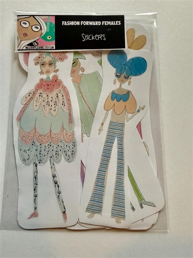 Stickers -fashion Forward Females - Etsy