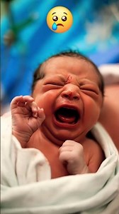 crying after birth 😢🤩❤️ #shorts #youtube #funny #cute #shortsvideo #baby #cute #shortsviral #new