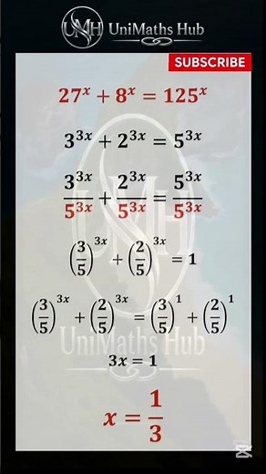 Solving Algebraic Equations | UniMaths Hub – Step‑by‑Step Maths Tutorials #maths #mathstricks
