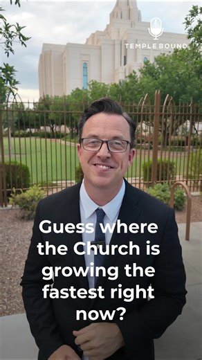 Temple Bound | LDS Faith Podcast on Instagram: "Do you know where the Church of Jesus Christ of Latter-day Saints is growing faster than anywhere else in the world? 🇺🇸 It’s not the United States. 🌍 It’s Africa. And here’s something amazing… 61% of listeners to this podcast are from that powerful, faith-filled continent. People in Africa are embracing the gospel. And it’s transforming lives. So if you’re watching this from Africa — drop a comment below 👇 I’d love to say hi! #LDSAfrica"