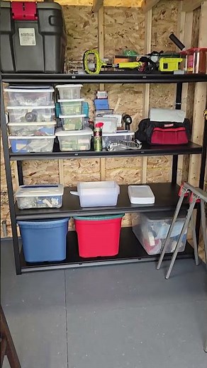 Heavy-duty 4-tier metal shelving perfect for narrow