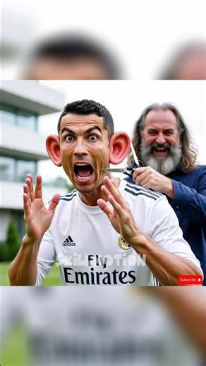 Ronaldo’s EPIC Ear Explosion! 😂 #shorts