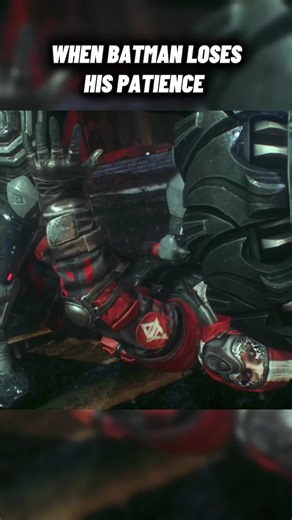 When Batman Loses His Patience😳 #batman #foruyou #fyp #viral #batmanarkhamknight