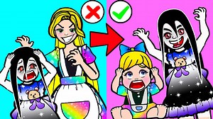 332K views · 9.6K reactions | Paper Dolls Dress Up - Nanny Turn to a Child - Barbie Story & Crafts | Beauty Paper Dolls | Facebook