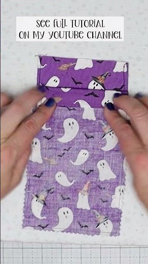 How to sew a Drawstring bag for Halloween