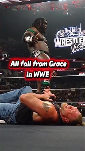 All fall from grace in WWE #obanai #wwe #shorts