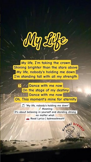 My Life 🎤 Karaoke with Lyrics | Dance Sing Along English Song