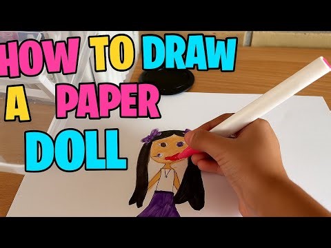 Let’s draw a papir doll