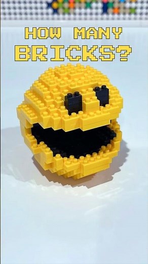 How many bricks? This Pac-Man build is insane 🧱 #building #lego #shorts