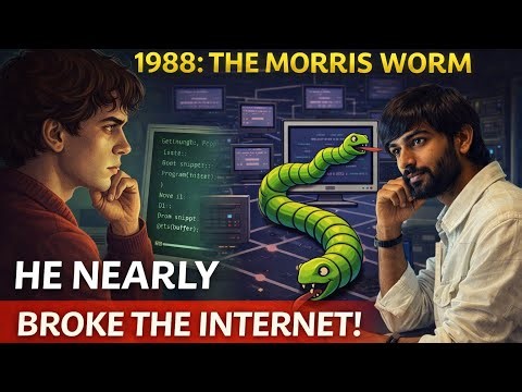 The Day the Internet Almost Collapsed | Morris Worm Explained