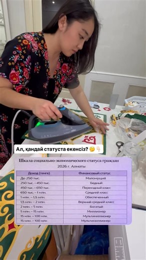 Қыз Жасауы | Құрақ көрпе on Instagram: "Бедный мен богатыйдың арасында біраз статус бар екен ғой😀"