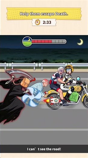 Brain Puzzle 3: Crazy Mind - Level 41: Grim Reaper Chase (Help them escape death) #gaming #puzzle