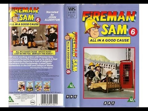 Fireman Sam 6: All in a Good Cause (1991 UK VHS)
