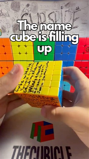 This is Your Last Chance to Get Your Name on the Cube