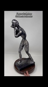 23 reactions | Plaster Cloth Figure Sculpture with a Wire Armature...