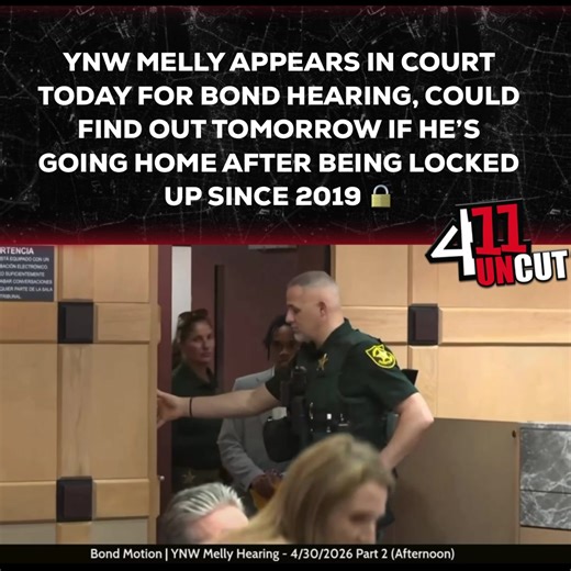 Gang, #YNWMelly appeared in court today for a bond hearing as he continues to fight two first-degree murder charges tied to the 2018 deaths of his close friends and YNW members YNW Juvy and YNW Sakchaser. Prosecutors claim YNW Melly staged the scene to look like a drive-by shooting, while his defense maintains his innocence. After being locked up since 2019 and a 2023 mistrial, Melly could find out tomorrow if he’ll be granted bond and released while awaiting his next trial. 👀 #411WithNellaD #4