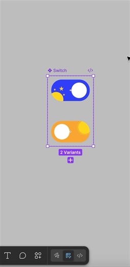 Let’s make a switch in Figma #shorts