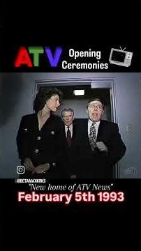 ATV News Centre Opening Ceremonies 1993 (Halifax, Nova Scotia) #shorts