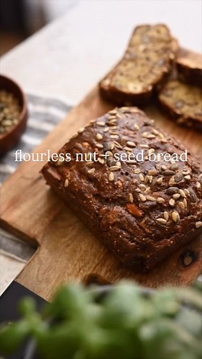 NUT AND SEED BREAD ➡️Follow @nestwellness_ for more blood sugar friendly, real food recipes! ⭐️Satisfy your craving for bread in a healthier way with this AMAZING, blood sugar friendly nut and seed bread. This bread consistently scores a 10 on my CGM, meaning it does not spike my blood sugar. ➡️Comment BREAD for this Nut Seed Bread recipe 🧡Beth . . . . . Metabolic Health, Paleo, Refined Sugar Free, Grain Free, Diabetes Friendly Recipes, Sonoma County, Low Sugar Recipes, Real Food Recipes, Whole