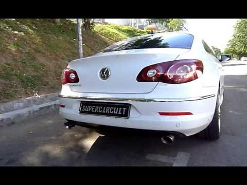 VW Passat CC 3.6 VR6 exhaust modification