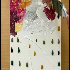 Sponge Painting Technique for Beginners / Acrylic Painting | Art Life