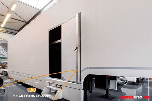 Racetrailer Line-Up for (5) cars, adjustable deck