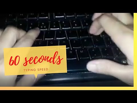 Test your typing skills in 60 seconds | mommy edz11