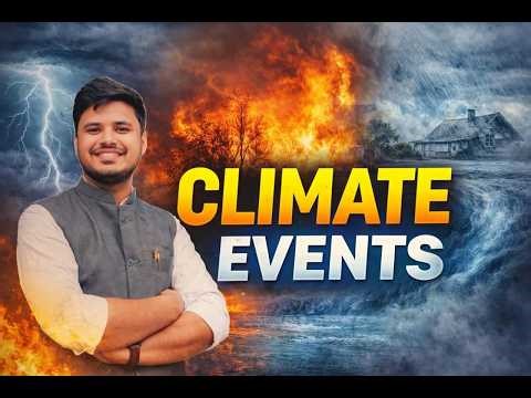 L-9 जलवायु घटनाएँ (Climate Phenomena) | MPPSC Unit 3 One Shot Video MPPSC PRE 2026 BY Rishabh Sir