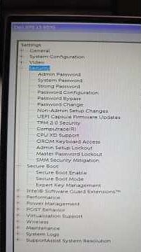 DELL XPS 13 9370 How to Turn on Enable TPM 2.0 Secure Boot SSD Not Seen Installing Windows 10 11 Fix