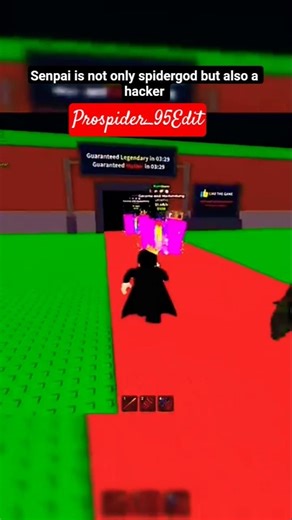 SenpaiSpider hacked 20 Garma and Madungdung #senpiespider #robloxedit #hacker