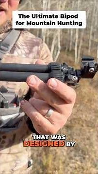 MDT Mountain Bipod: The Ultimate Backcountry Hunting Support