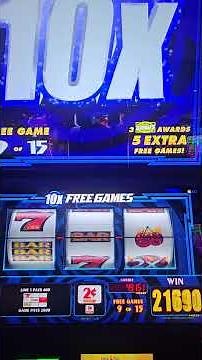 15 Free Games At 10X $12 A Spin #slot #casino #slotmachine #gambling #bonus #slots #win