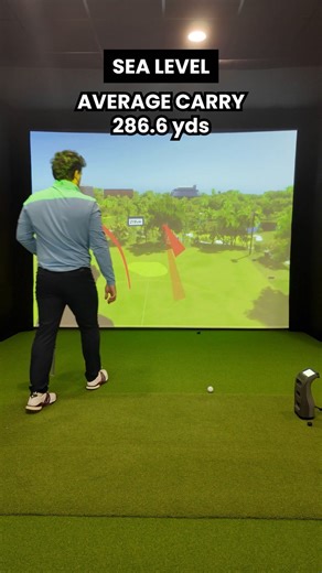 How does altitude affect driving distance?