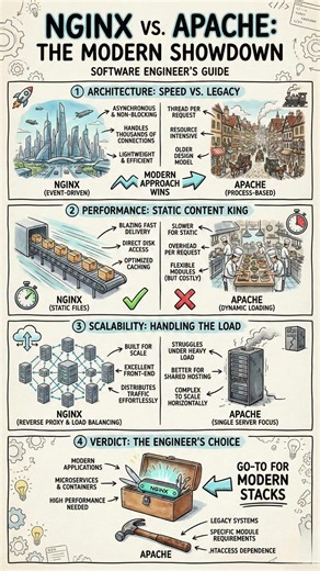 Nginx vs. Apache: The Modern Web Server Showdown