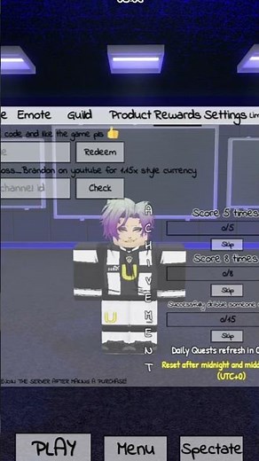 ALL THE NEW CODE IN THIS UPDATE!!! | AZURE LATCH #roblox #azurelatch #shorts