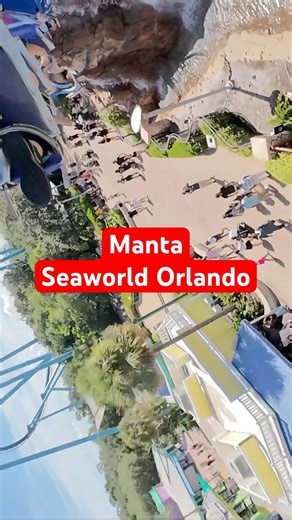 INSANE Water Splash! Manta POV 💦 #seaworldorlando #pov #themepark