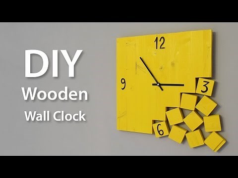 How To Make A Modern Wooden Clock | DIY Project